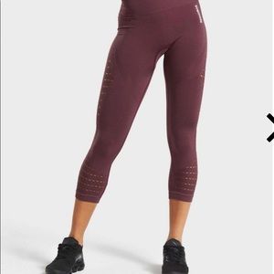 Gymshark Energy+ Seamless Leggings Berry Red
